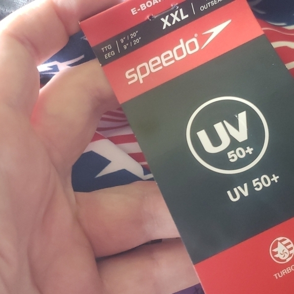 NEW! SPEEDO Mens' Star E-Board Swim Shorts Trunks XXL. - Picture 6 of 8